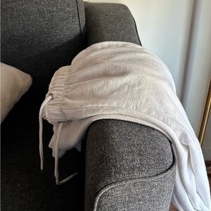 White Jogger Sweatpants Sm